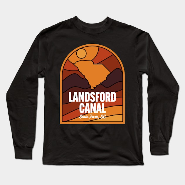 Landsford Canal State Park South Carolina Long Sleeve T-Shirt by HalpinDesign